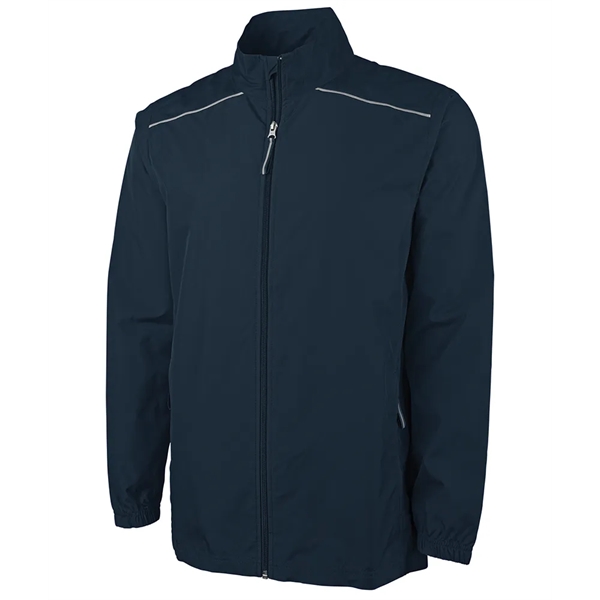 Our lightweight Skyline Pack-N-Go® Full Zip Reflective Jacket is wind and... from ASI 44620 Charles River Apparel