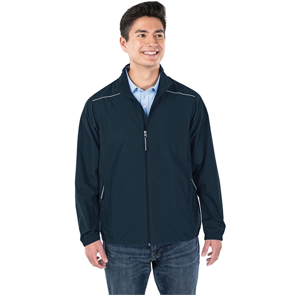 Our lightweight Skyline Pack-N-Go® Full Zip Reflective Jacket is wind and... from ASI 44620 Charles River Apparel