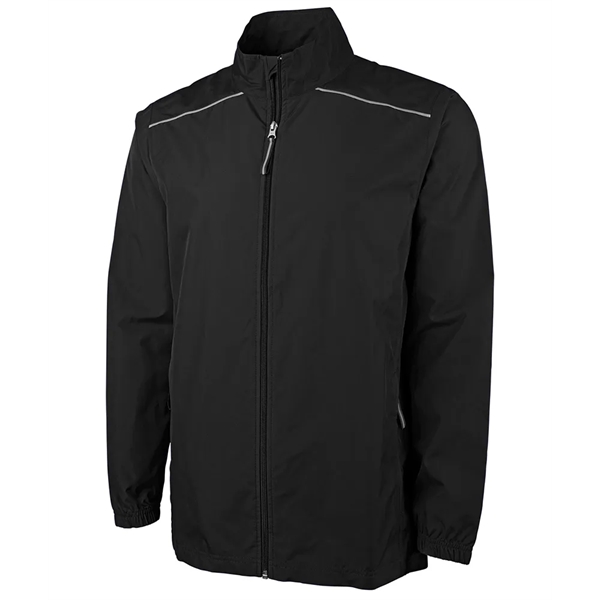 Our lightweight Skyline Pack-N-Go® Full Zip Reflective Jacket is wind and... from ASI 44620 Charles River Apparel
