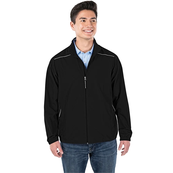 Our lightweight Skyline Pack-N-Go® Full Zip Reflective Jacket is wind and... from ASI 44620 Charles River Apparel