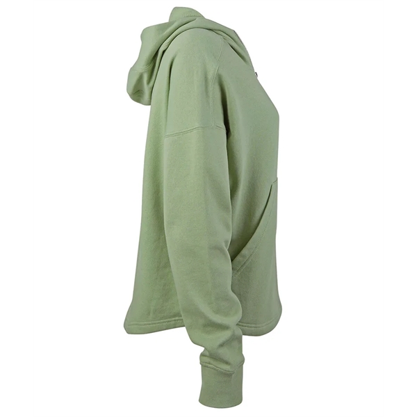 Our midweight Willow Scallop Hem Hoodie is a modern athleisure waist-length... from ASI 44620 Charles River Apparel