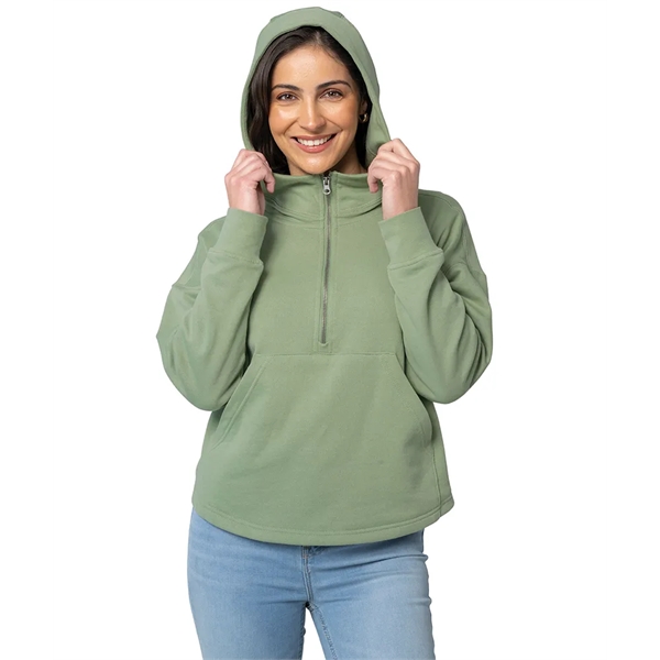 Our midweight Willow Scallop Hem Hoodie is a modern athleisure waist-length... from ASI 44620 Charles River Apparel
