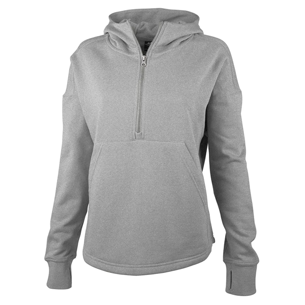 Our midweight Willow Scallop Hem Hoodie is a modern athleisure waist-length... from ASI 44620 Charles River Apparel