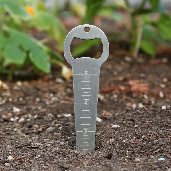 Evergreen Stainless Seed Depth Tool: Precise measurements, includes bottle opener.... from ASI 61966 HPG / Beacon Promotions