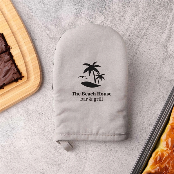 Modern oven mitt with ergonomic design kitchen tool fits left or... from ASI 61966 HPG / Beacon Promotions