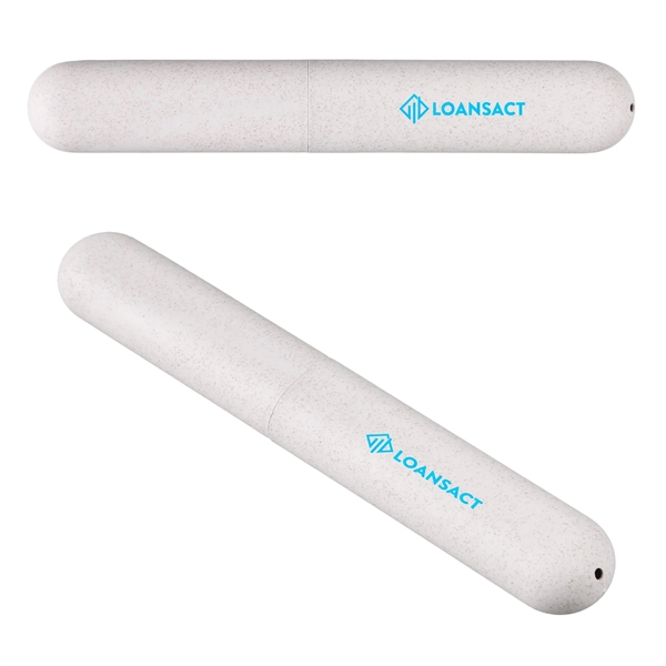 Made of wheat straw, the Wheatly Toothbrush Case gives convenient &... from ASI 61966 HPG / Mixie
