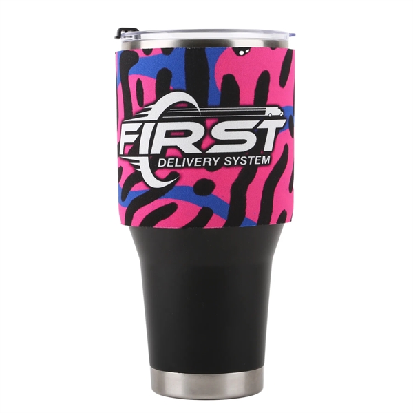 A full color neoprene sleeve that protects 40 oz tumblers.... from ASI 61966 HPG / Best Promotions USA