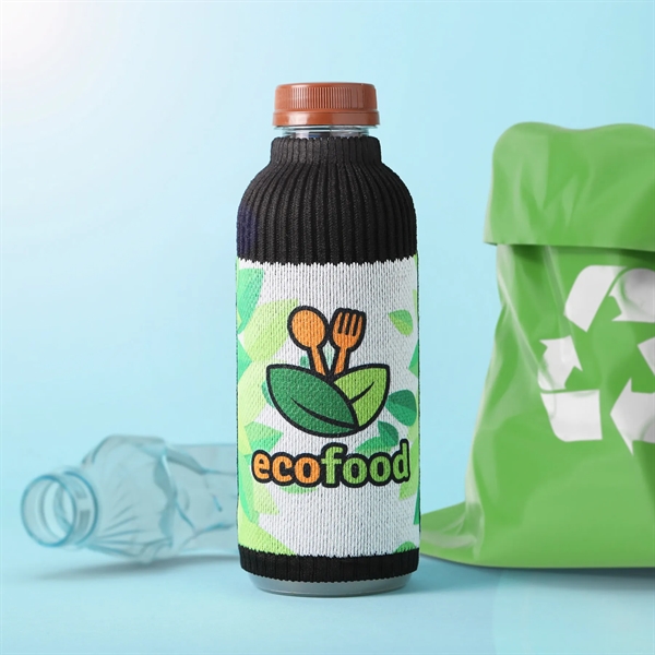 Adaptable eco beverage can and bottle sleeve brands drinks, shields hands,... from ASI 61966 HPG / Best Promotions USA