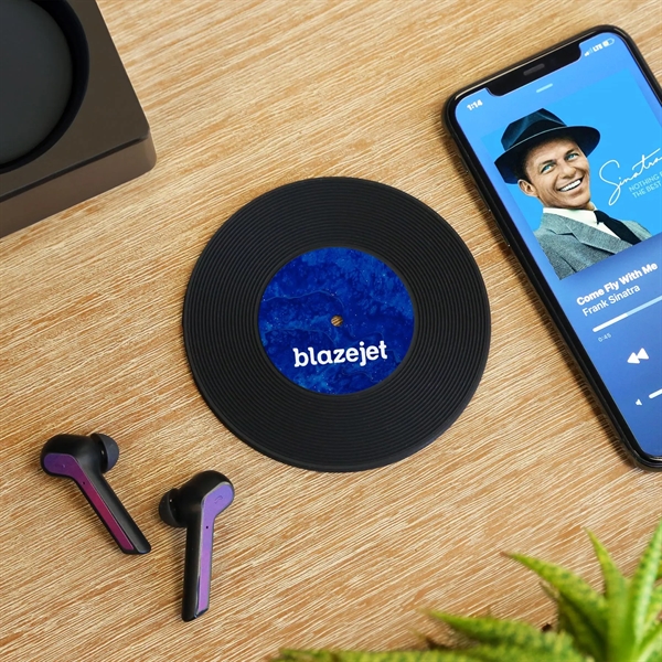 The Vintage Record Coaster combines nostalgic design with durable functionality, resonating... from ASI 61966 HPG / Beacon Promotions