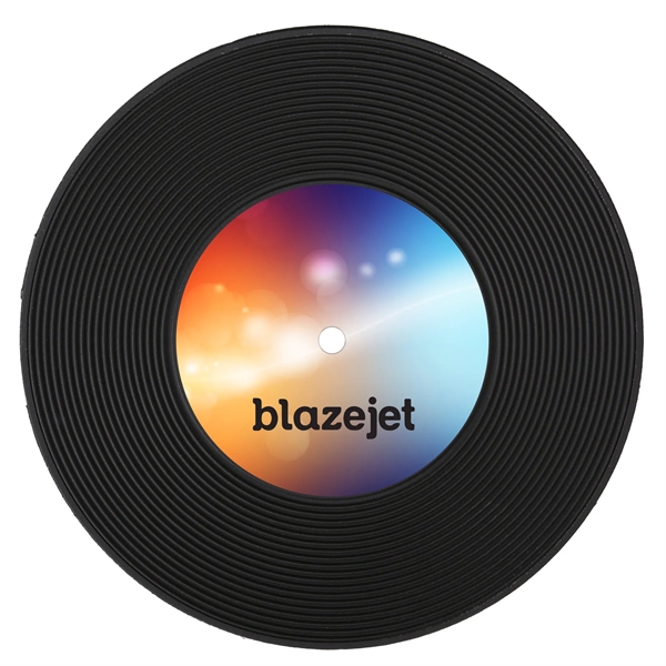 The Vintage Record Coaster combines nostalgic design with durable functionality, resonating... from ASI 61966 HPG / Beacon Promotions