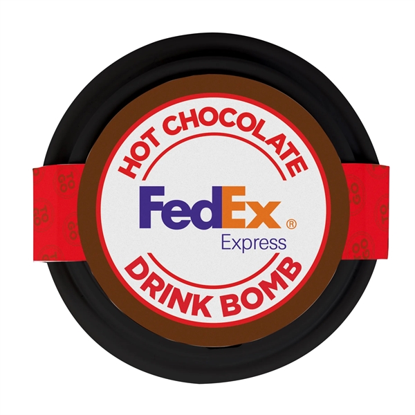 Cup with hot cocoa bomb... from ASI 44900 NC Custom (CI/Lanco) / Chocolate Inn