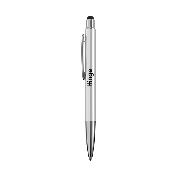The Top Notch Metallic, a sleek and sustainable push-action ballpoint pen,... from ASI 88660 Spector & Co.