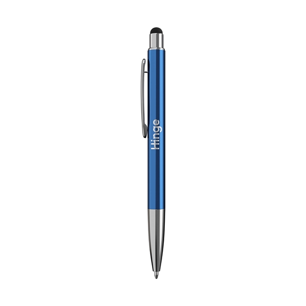 The Top Notch Metallic, a sleek and sustainable push-action ballpoint pen,... from ASI 88660 Spector & Co.