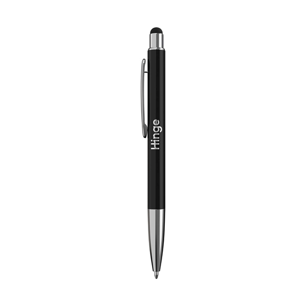The Top Notch Metallic, a sleek and sustainable push-action ballpoint pen,... from ASI 88660 Spector & Co.