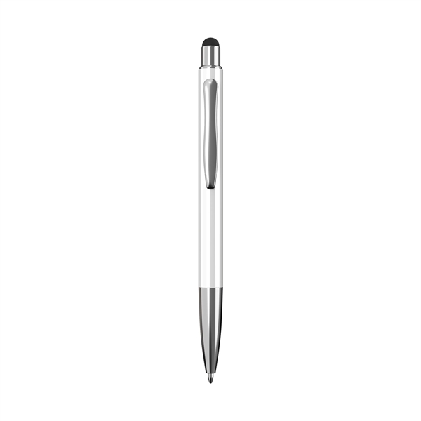 The Top Notch Metallic, a sleek and sustainable push-action ballpoint pen,... from ASI 88660 Spector & Co.