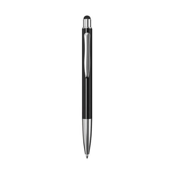 The Top Notch Metallic, a sleek and sustainable push-action ballpoint pen,... from ASI 88660 Spector & Co.