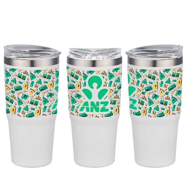 30 oz. stainless steel insulated tumbler that doubles as a beverage... from ASI 90807 Tekweld