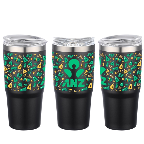 30 oz. stainless steel insulated tumbler that doubles as a beverage... from ASI 90807 Tekweld