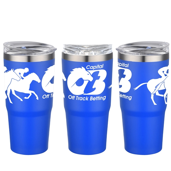 30 oz. stainless steel insulated tumbler that doubles as a beverage... from ASI 90807 Tekweld