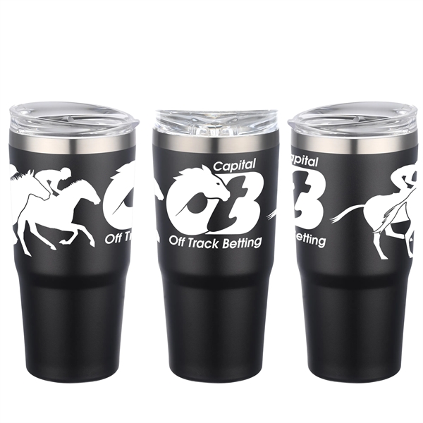 30 oz. stainless steel insulated tumbler that doubles as a beverage... from ASI 90807 Tekweld