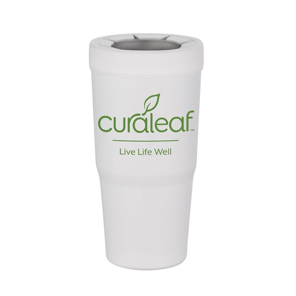 30 oz. stainless steel insulated tumbler that doubles as a beverage... from ASI 90807 Tekweld