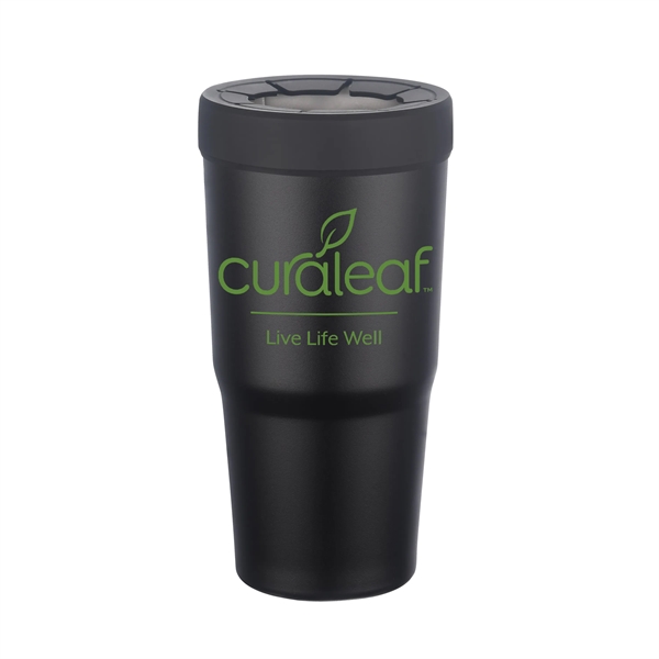 30 oz. stainless steel insulated tumbler that doubles as a beverage... from ASI 90807 Tekweld