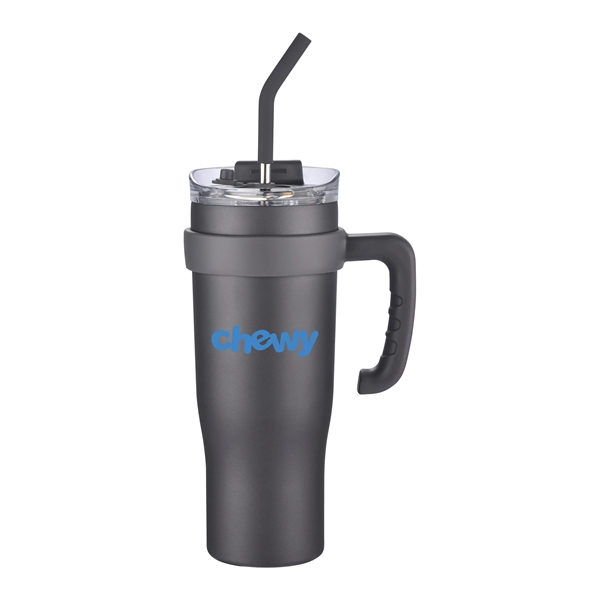 40 oz. travel mug with straw and removable handle.... from ASI 90807 Tekweld
