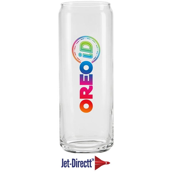 12.5 oz. skinny can glass has the look of tall and... from ASI 71920 Moderne Glass Company Inc / Glass America®