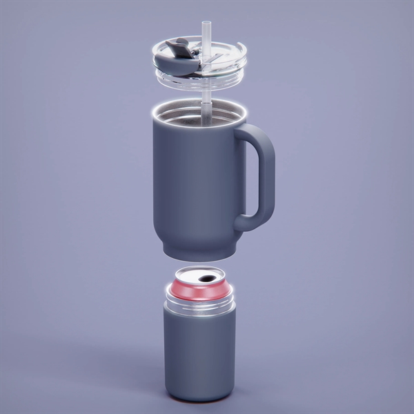 2 in 1 Bottle/Tumbler Combination with Handle and Detachable Can Cooler/Storage... from ASI 31518 ADNART