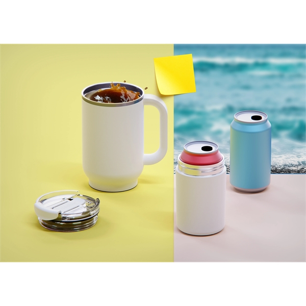 2 in 1 Bottle/Tumbler Combination with Handle and Detachable Can Cooler/Storage... from ASI 31518 ADNART
