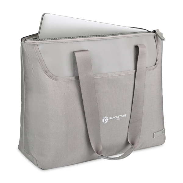 Arrive at work in style carrying the Lennox Laptop Tote.... from ASI 56070 Gemline / Gemline®