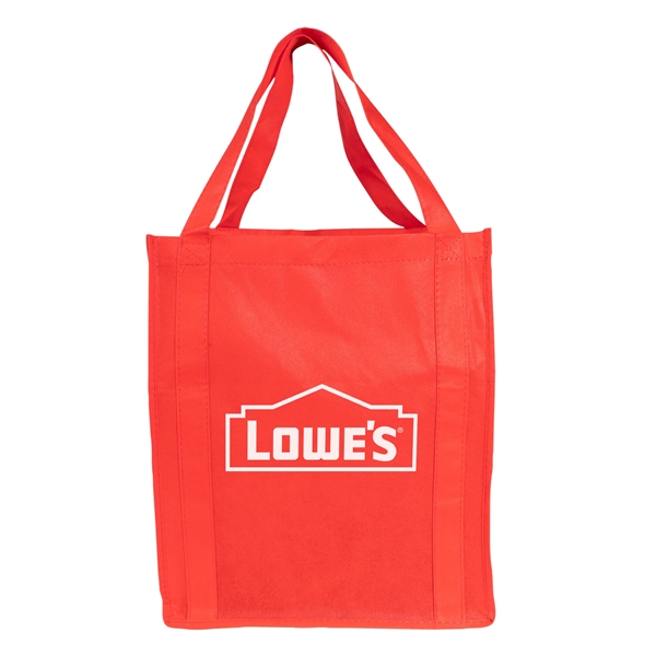 Grocery Non Woven Tote Bag with 20" Straps 80 GSM... from ASI 44900 NC Custom (CI/Lanco) / Lanco