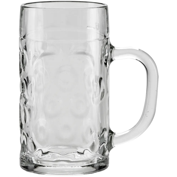 With its traditional Bavarian biergarten design, this 0.5 liter mug is... from ASI 71920 Moderne Glass Company Inc / Glass America®