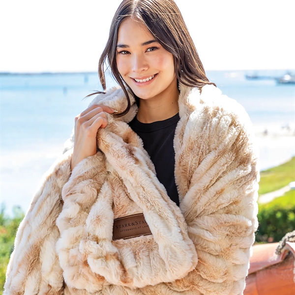 Hazelnut Chunky Fur Blanket.... from ASI 90913 Terry Town