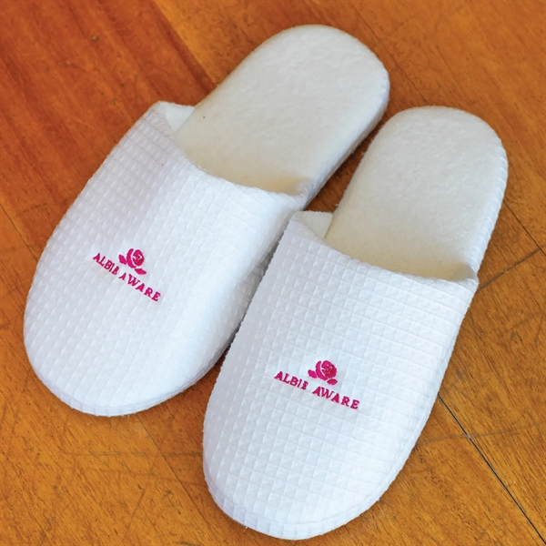 Serenity Spa Waffle Slippers.... from ASI 90913 Terry Town