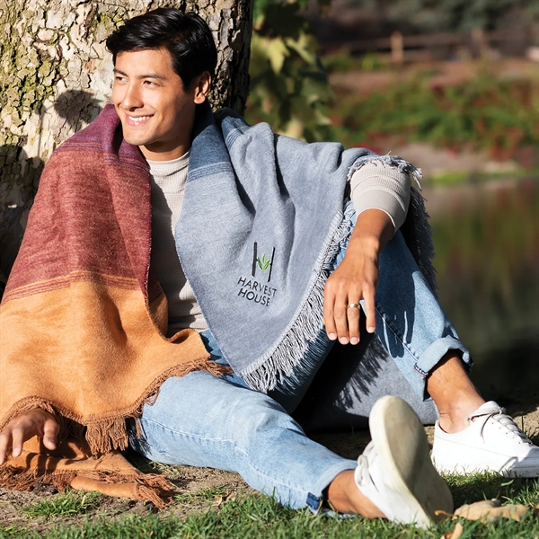 Oversized Recycled Cotton Bohemian Blanket.... from ASI 90913 Terry Town