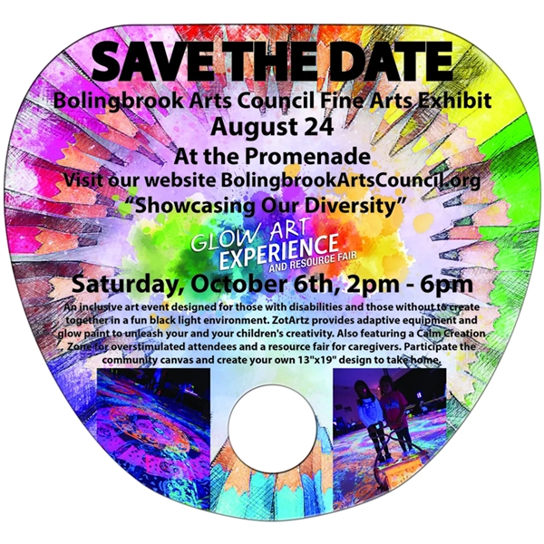 Palm Leaf w/ Hole Hand Fan.... from ASI 67620 Lion Circle Corp