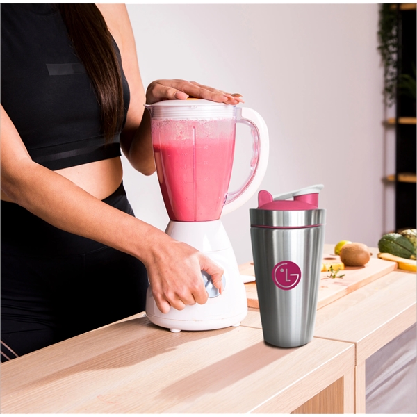 Stainless steel protein shaker.... from ASI 30250 AZX Sport USA