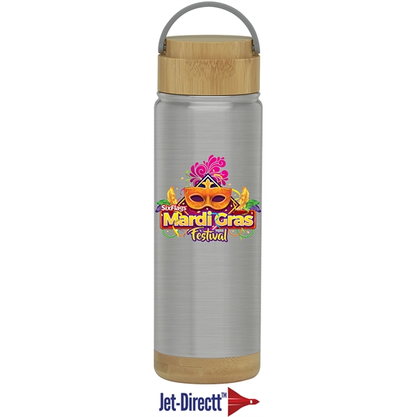 The 20 Oz. Elemental Series Water Bottle features double wall vacuum... from ASI 71920 Moderne Glass Company Inc / MB Works Premium Line