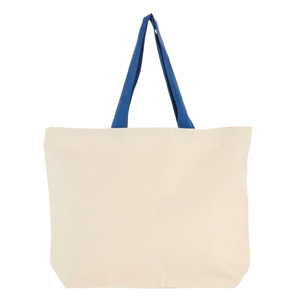 11.5 oz cotton duck canvas tote bag with 3" gusset and... from ASI 52840 Evans Manufacturing