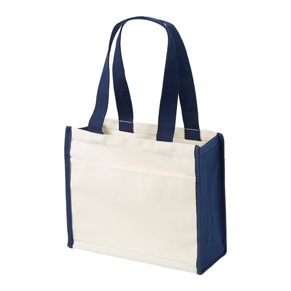 14 oz cotton canvas tote bag with web handles, wide front... from ASI 52840 Evans Manufacturing