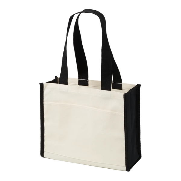 14 oz cotton canvas tote bag with web handles, wide front... from ASI 52840 Evans Manufacturing