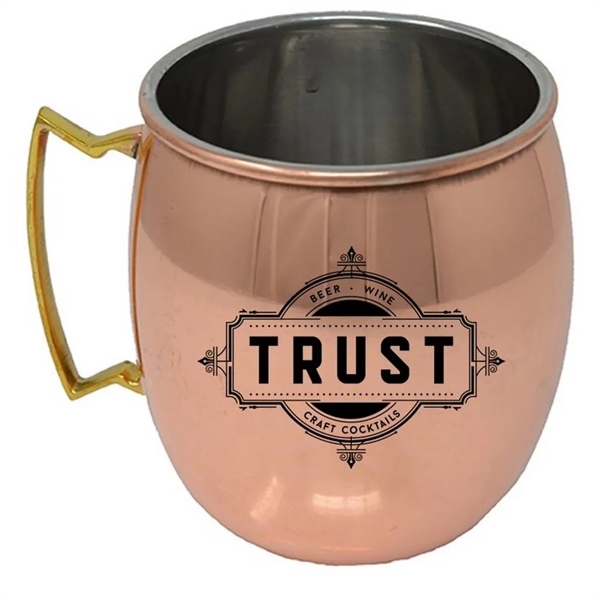 Handmade 16 Ounce Copper Clad Mug... from ASI 88675 Picnic Plus / Family of Essential Brands