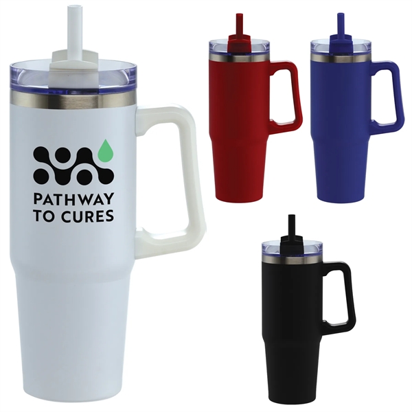 The 30 Oz. Andean Series Tumbler features Double wall stainless steel... from ASI 71920 Moderne Glass Company Inc / MB Works Premium Line