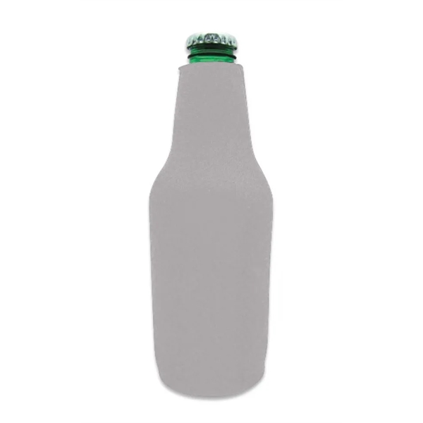 4" x 8" neoprene bottle cooler with zipper and silkscreen imprint.... from ASI 30250 AZX Sport USA