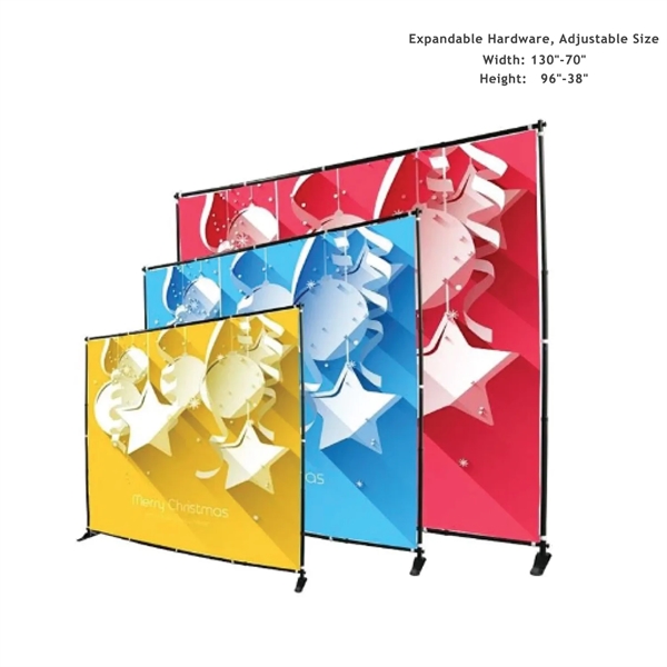 Tradeshow Booth Package Deluxe, 10' Expanding Display and 8' Sublimated PREMIUM... from ASI 53509 FIEL-Fairdeal Import & Export / FIEL
