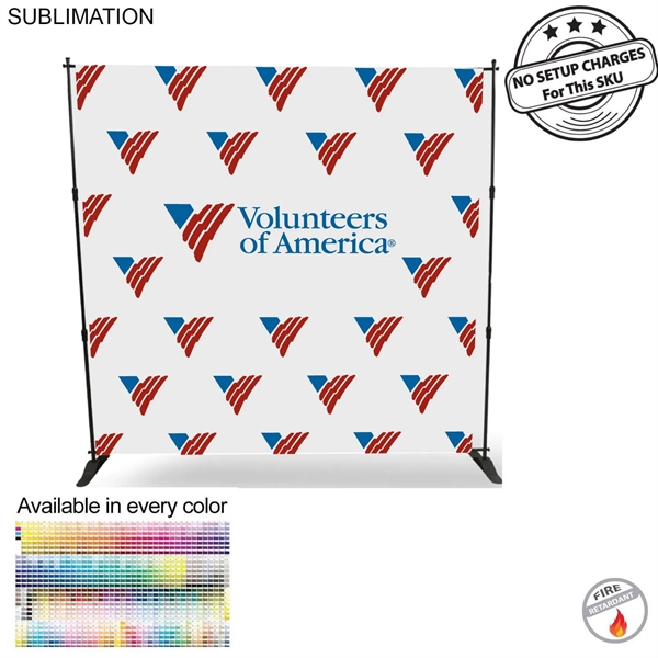 Volunteer, Non-for-profit 8' Backdrop, Media Wall, with Full Color Graphics, Photos,... from ASI 53509 FIEL-Fairdeal Import & Export / FIEL