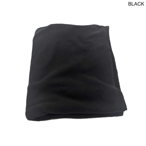 Black Blanket, Size 50"x60", Ultra Soft and Smooth Microfleece Fabric, Blank... from ASI 53509 FIEL-Fairdeal Import & Export / FIEL
