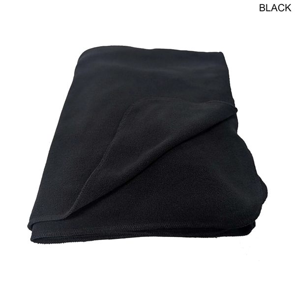 Black Blanket, Size 50"x60", Ultra Soft and Smooth Microfleece Fabric, Blank... from ASI 53509 FIEL-Fairdeal Import & Export / FIEL