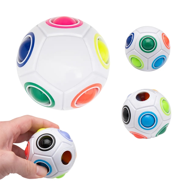 Ball shaped stress-pop game.... from ASI 61125 Hit Promotional Products / Hit®